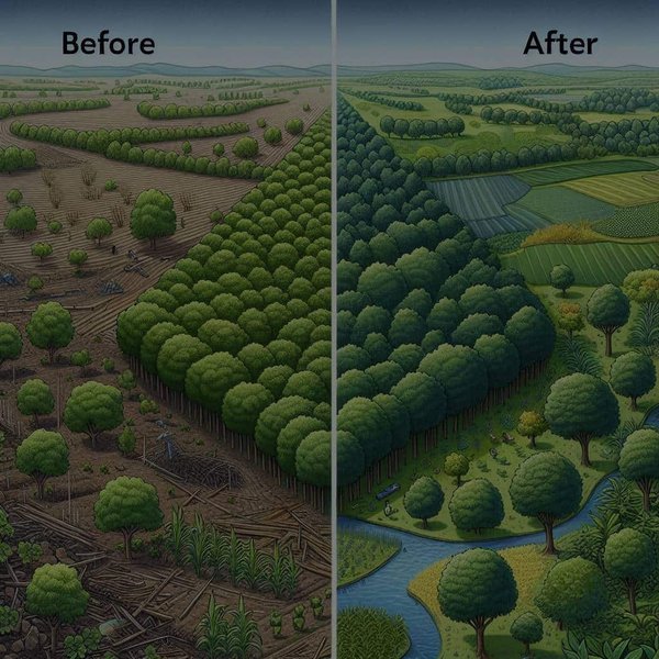 Comment l'agroforesterie peut-elle revitaliser les terres agricoles dégradées de la région Île-de-France ?